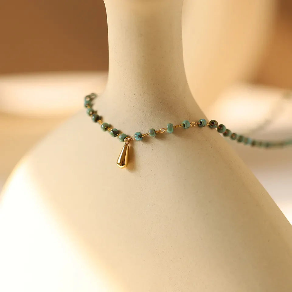 Turquoise Beaded Necklace