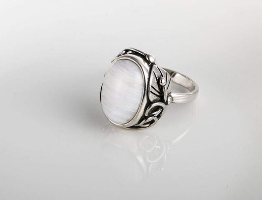 New Vintage 925 Sterling Silver Moon Stone Ring IS2 IS1 VAL1 NS3