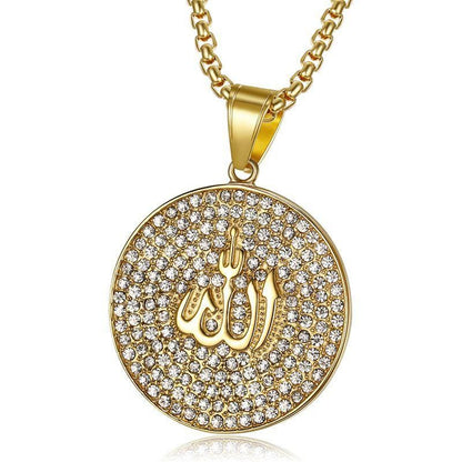 Crystal Allah Pendant Necklace IS1 IS2 NS3