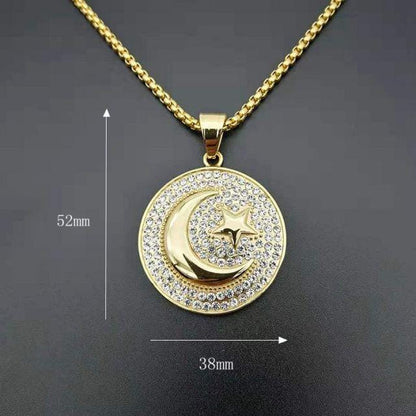 Crystal Allah Pendant Necklace IS1 IS2 NS3