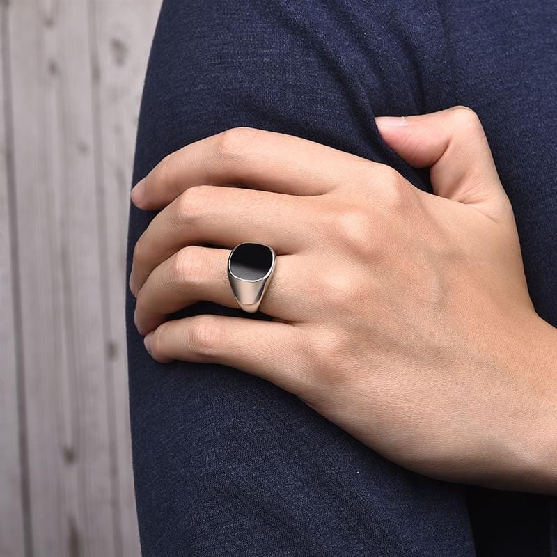 New Stainless Steel Signet Ring for Him IS1 IS2 NS3